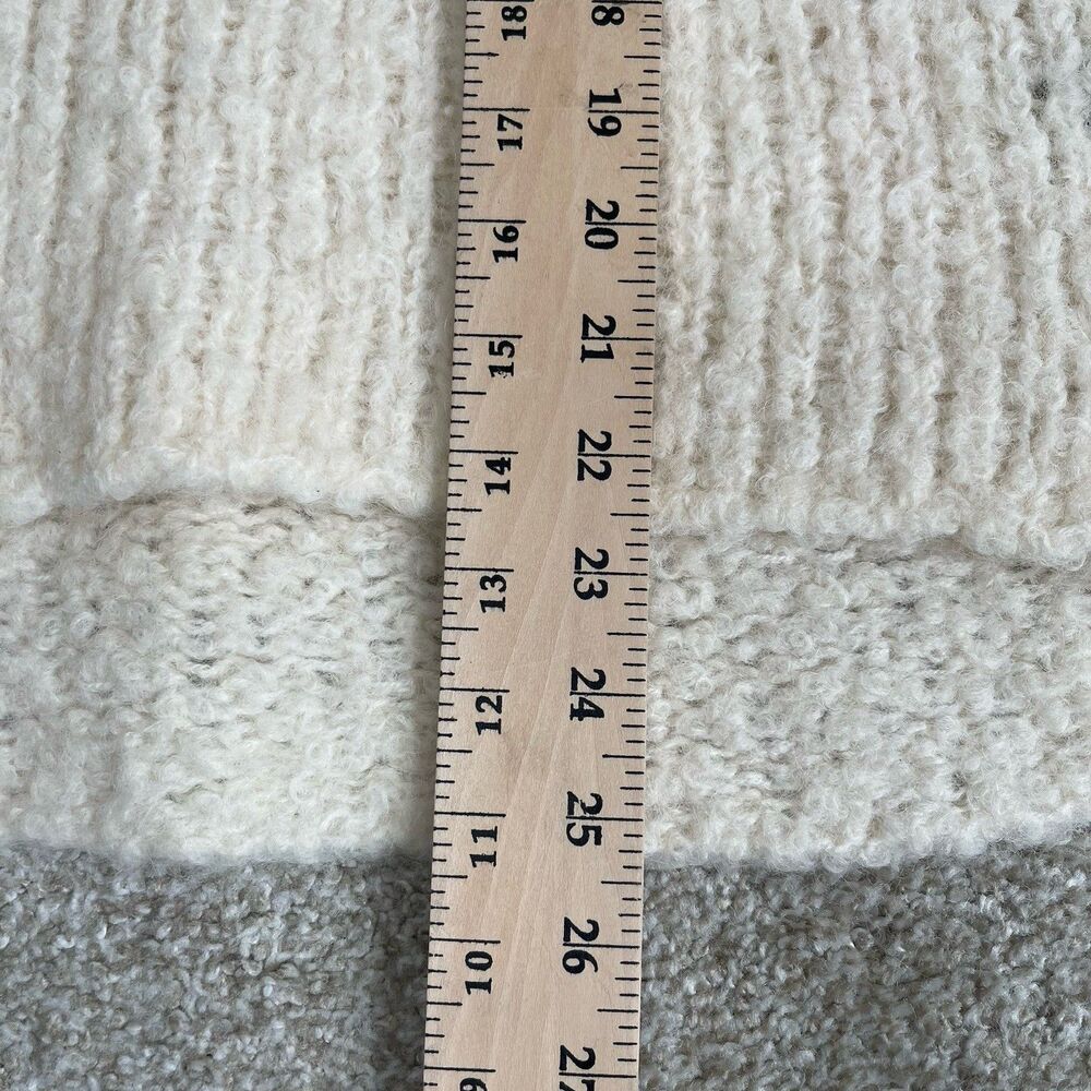 Rag & Bone Womens L‎ Alpaca Bouclé Chunky Sweater Freda Cozy Luxury Preppy - Picture 13 of 13